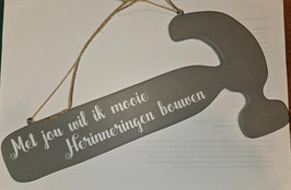 Tekstbord 'Hamer'