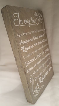 Steigerhout 'Onze Tuin'