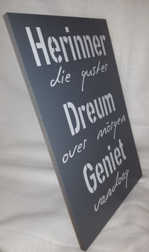 Tekstbord 'Herinner'