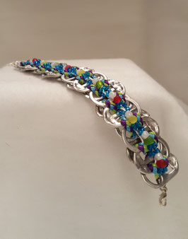 Armband bliklipjes 'Ibiza'