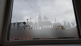 Raamsticker Sinterklaas