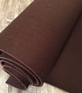 2-mm-Wollfilz schokobraun