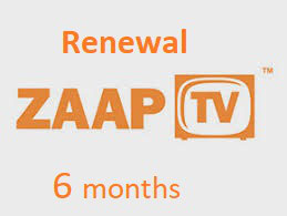 6 months ZAAPTV subscription Greek package