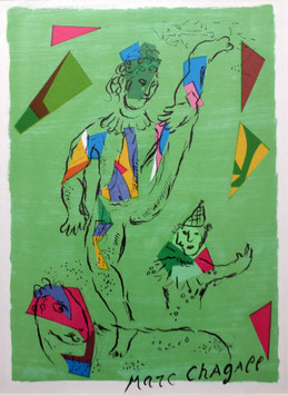 Marc Chagall (1887-1985) - L'ACROBAT VERT (DER GRÜNE AKROBAT)