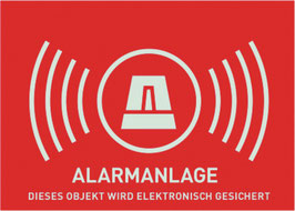 ABUS Warnaufkleber Alarm AU1322