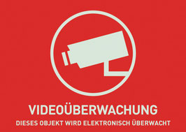 ABUS Warnaufkleber Videoüberwachung AU1320