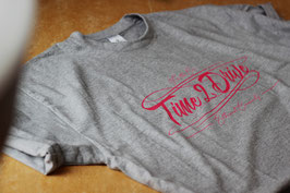 Time2drive T-Shirt (Grau / Pink)