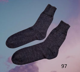 Damenwollsocken, Herrenwollsocken, 4-fädig, mit Seide!