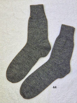 Herrenwollsocken, Damenwollsocken, mittelgrau, 4-fädig, von Regia!