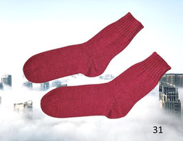 Damenwollsocken, Herrenwollsocken, 4-fädig, mit Seide!