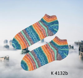 Sneakersocken aus 4-fädiger Sockenwolle! Wollsocken