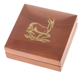 Geschenkbox für Krügerrand 1 x 1 Oz Silvermünzen ( inklusive Münzkapsel )