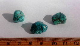 Turquoise naturelle, perles 1,5 cm