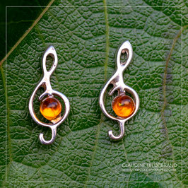 Ohrstecker Violinschlüssel 294