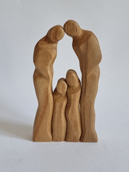 Familienbande, zwei Kinder, Nelkenbaum
