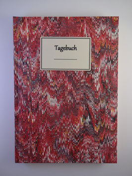 Tagebuch Marmor Rot 1
