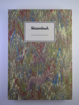 Skizzenbuch Marmor Grün