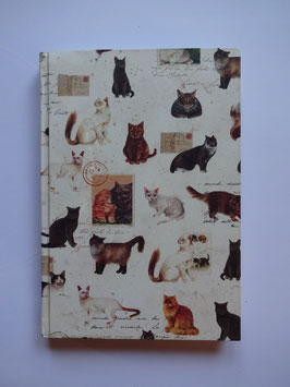 Katzen Motiv Notizbuch