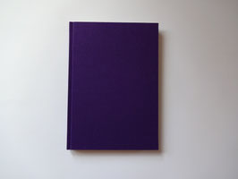 Notizbuch Gewebeband Lila