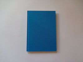 Notizbuch Gewebeband Hellblau