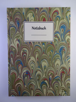 Notizbuch Marmor Hellgrün