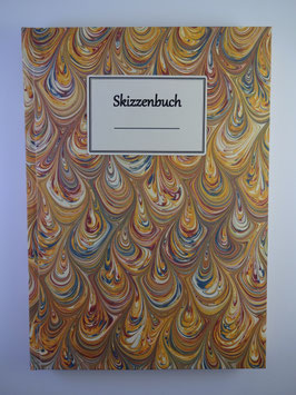Skizzenbuch Marmor Gelb