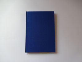 Notizbuch Gewebeband Dunkelblau