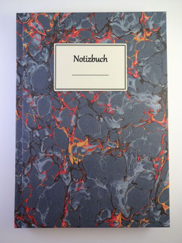 Notizbuch Marmor Blau 2