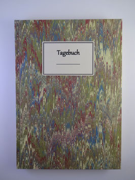 Tagebuch Marmor Grün
