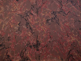 Marmorpapier Rot-Braun