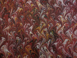 Marmorpapier Rot