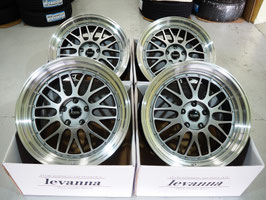 深リム メッシュ levanna V10-EX FFT 19inch 8.5J +42 9.5J +40 5H114.3 アルファード ヴェルファイア クラウン マークX プリウスα