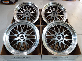 深リム メッシュ levanna V10-EX FFT 20inch 8.5J +40 5H120 40系 アルファード ヴェルファイア