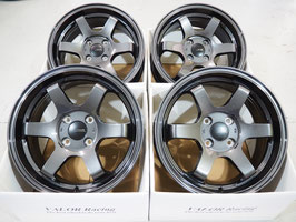 軽量 深リム コンケイブ 15inch 6.5J 4H100+38 VALOR Racing TS6R