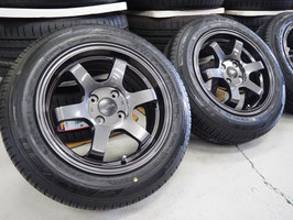 VALOR Racing TS6R コンケイブ 軽量 15inch 6.5J 4H100+38 ファルケン ジークス ZE310R エコラン 175/65R15 プロボックス アクア ヴィッツ フィット ヤリス ポルテ