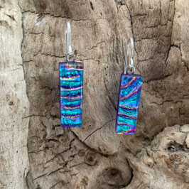 BOUCLES D'OREILLES VAGUES ARC-EN-CIEL