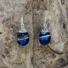 BOUCLES D'OREILLES GOUTTE DE SAPHIR