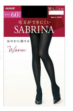 GUNZE SABRINA Warm Tight 60 denier