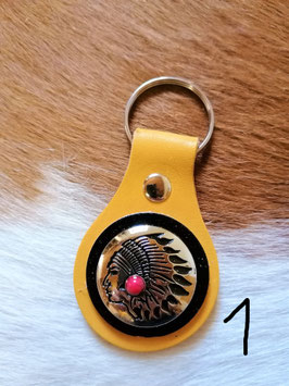 Schlüsselanhänger Leder