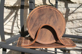 Leder-Untersetzer