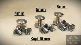 Buchschrauben Edelstahl 10Stück