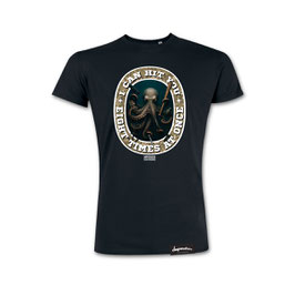 HerrenShirt "Octopus" (schwarz)