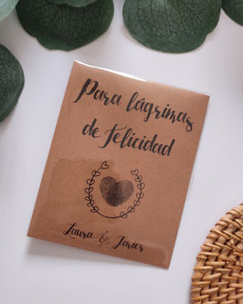 Lágrima huella kraft