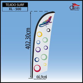 Repuesto tejido Fly Banner Surf. XL - 500