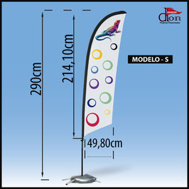 Fly Banner Pluma o Surf - S