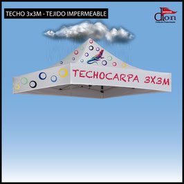 Techo 3x3M tejido impermeable
