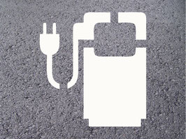 Schablone E-Tankstelle PVC
