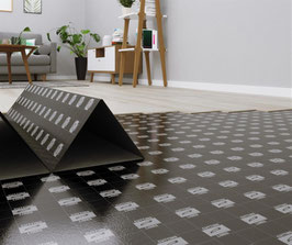 Materassino per LVT Afirmax Vinyl Smart XPS + PET Foil + Overlap MT. 1,18 m x 5,3 x Spessore 1 mm - Confezione 10 m²