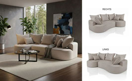 TAMINO Sofa | Samt beige