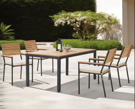 JU300833 Akazienholz Gartengarnitur Rosemont für 4 Personen